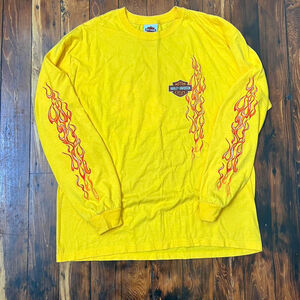 Harley Davidson Flame Sleeve Long Sleeve